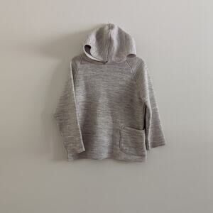 Zara Double-Faced Sweatshirt Size 4/5 Hoodie Pocket
